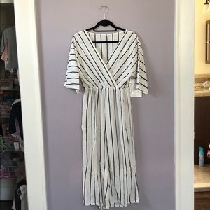 Pinstripe jumpsuit